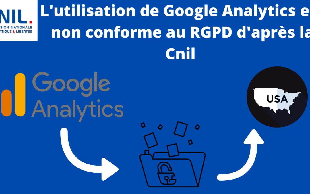 CNIL : Mise en demeure d’un gestionnaire du web pour son utilisation de Google Analytics considérée comme non conforme au RGPD